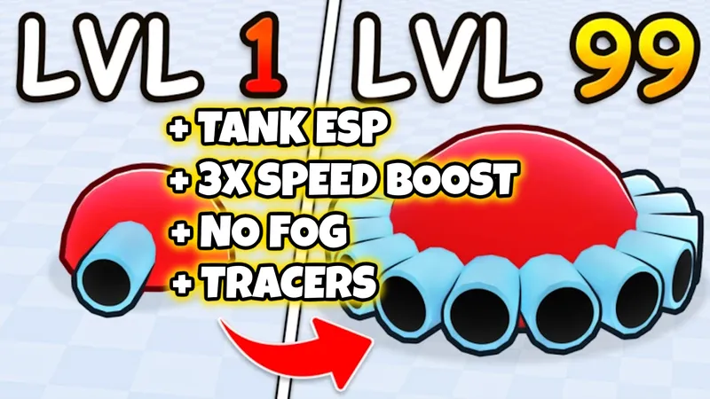 💥 Tank Game! 3x Speed, Tank ESP, Tracers, Remove Fog
