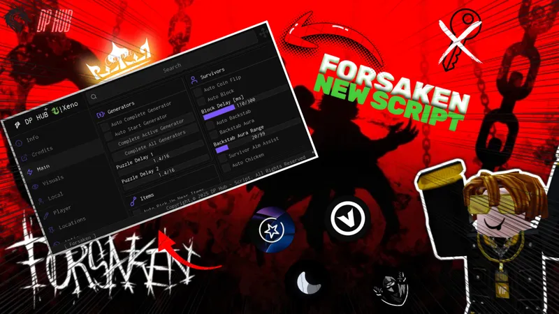 🌙 DP HUB | Forsaken Script