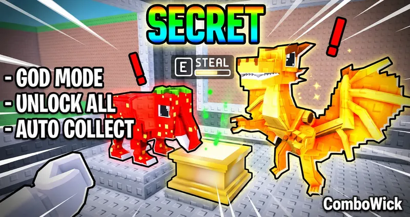 God Mode, Unlock All, Auto Collect Pets Rarity Collector