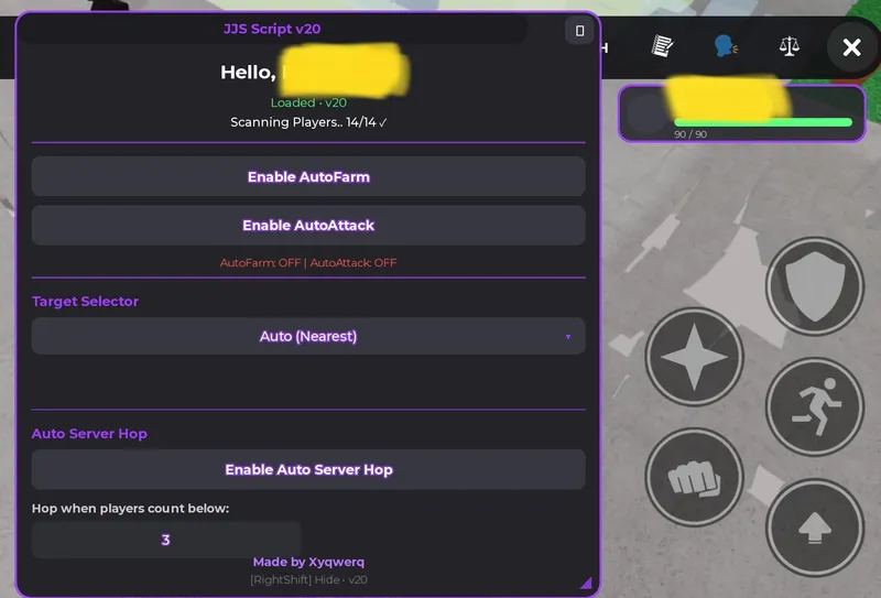 🔥 JJS SCRIPT v20 🔥 | AutoFarm • AutoAttack • AntiKick