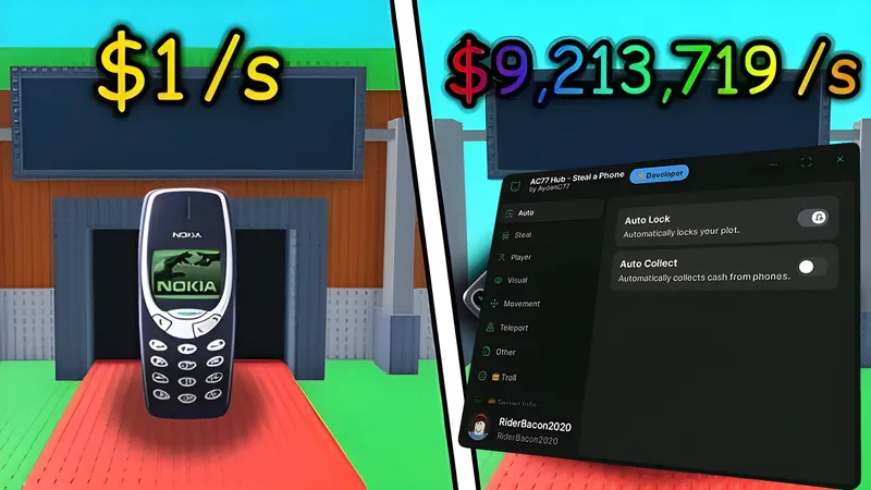 [TRAITS] Steal A Phone AC77 Hub Anti Steal Noclip Auto Lock