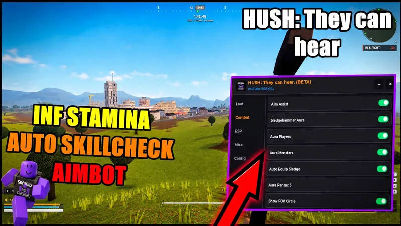 AIMBOT, INF STAMINA, AUTO LOOT, ESP, AUTO SKILLCHECK & more