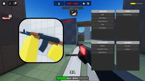 [FPS] Gun Grounds FFA Aimbot, Speed, Third-Person, Hitbox, Visualizer