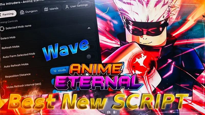 Anime Eternal Script Auto Dungeness /Raids , Webhooks, etc..