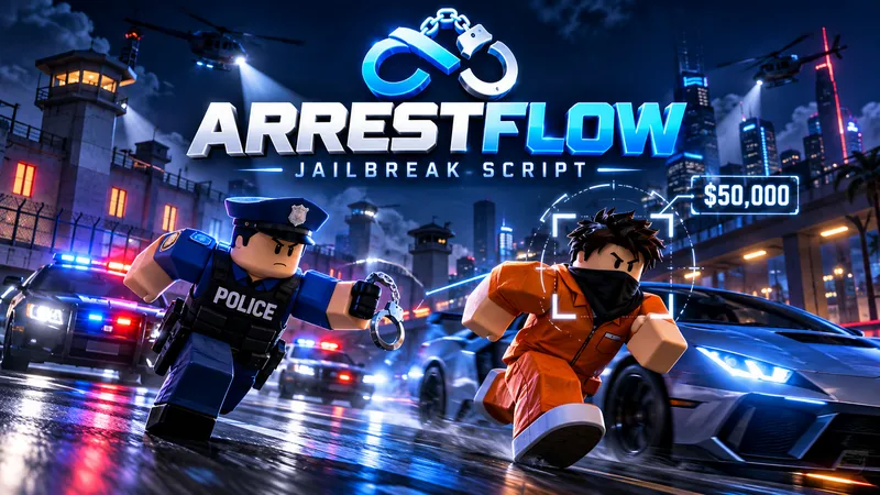 ArrestFlow 🔥 Jailbreak Script | Auto Arrest & More