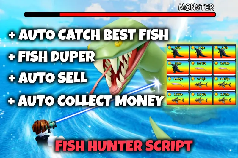 [UPD] Fish Hunter Auto Catch Fish Duper Auto Sell Auto Collect OP