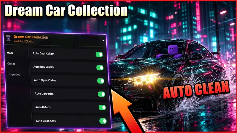 AUTO CLEAN, AUTO CRATES, AUTO UPGRADES, AUTO REBIRTH & more