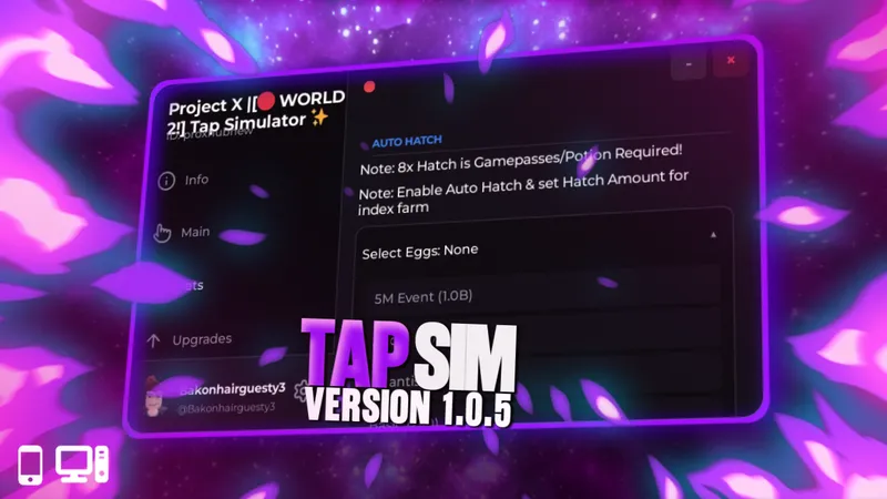 Auto Clicker, Auto Hatch, Auto Rebirth and More!