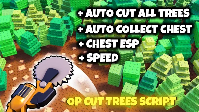 [🎃]Cut Trees Auto Cut All Trees Auto Farm Auto Collect Chest OP