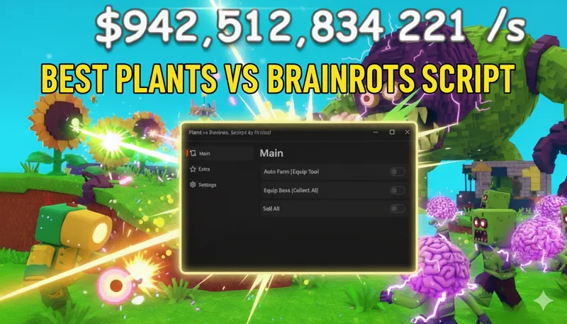 [⚔️] Plants Vs Brainrots 🌻 Auto Farm