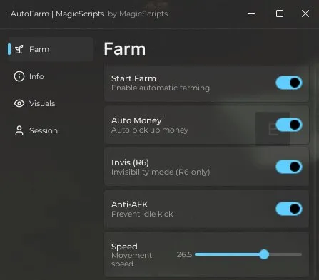 auto farm ATM+MONEY (free)