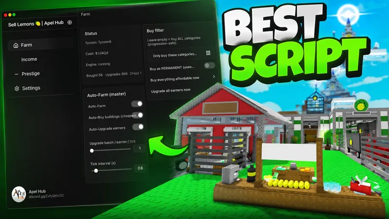 Auto Farm Auto Buy Auto Upgrade Auto Collect and more