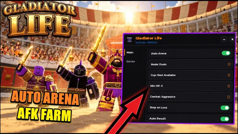 AUTO FARM, AUTO FIGHT, AUTO TOURNAMENTS, AUTO UPGRADES