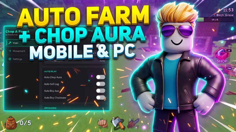 Auto Farm & Chop Aura | Sosiskomras Hub