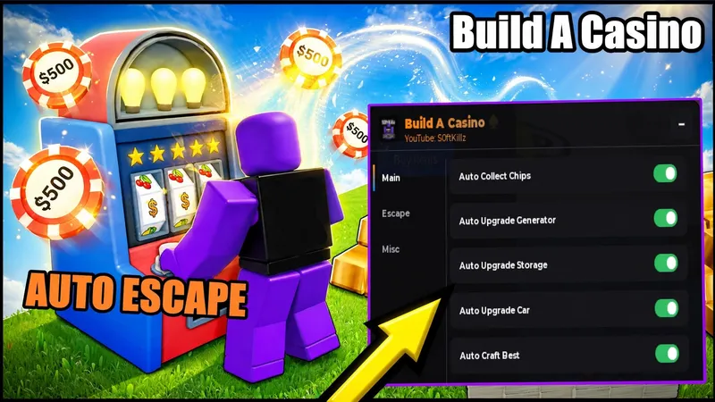 AUTO FARM, FAST ESCAPE BOT, ANTI POLICE, AUTO CRAFT & more