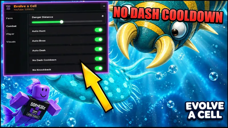 AUTO FARM, NO DASH COOLDOWN, AUTO HUNT, SPEED BOOST & more