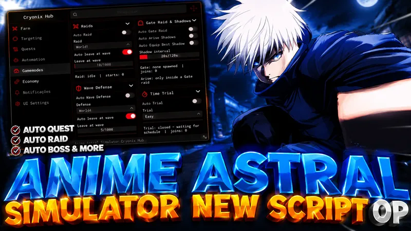 auto farm.auto raid,auto quest,auto rank up and more