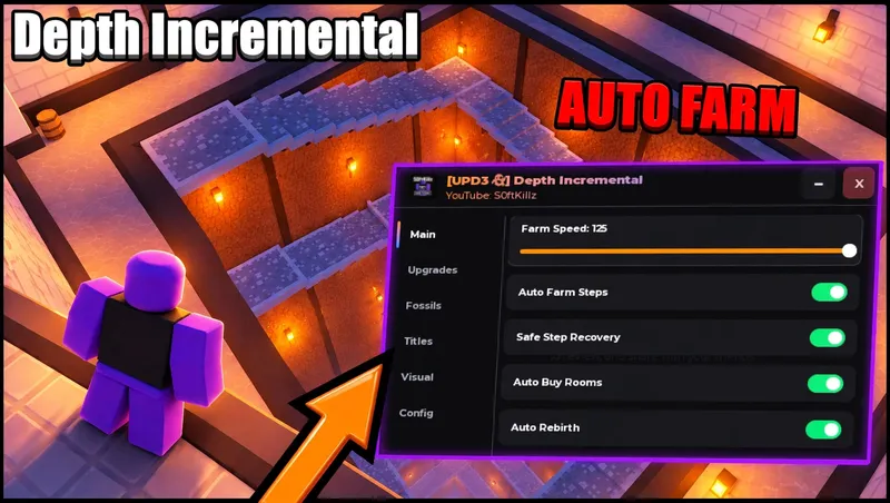 AUTO FOSSILS, AUTO FARM, AUTO UPGRADES, AUTO REBIRTH & more