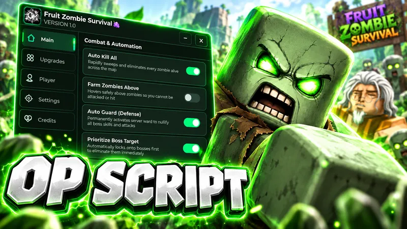 AUTO KILL ALL ZOMBIES + AUTO CAST SKILLS + AUTO UPGRADE+MORE