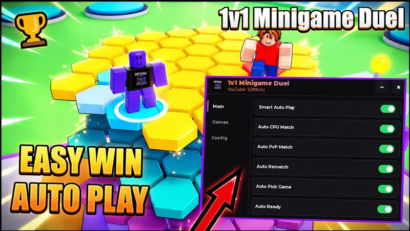 AUTO PLAY, AUTO WIN, AUTO REMATCH, AUTO FARM & more