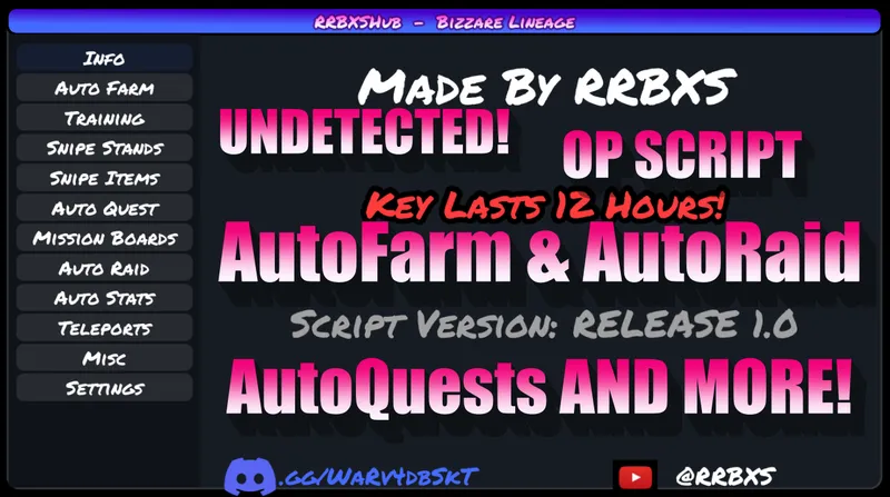 AUTO RAID, AUTO FARM, ITEM FARM, AUTO PVE BOARDS AND MORE!!!