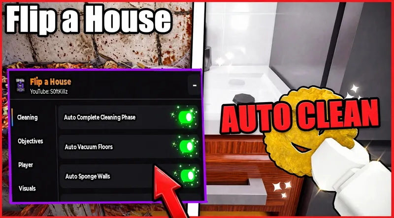 AUTO SPONGE, AUTO VACUUM, AUTO COLLECT, AUTO CLEAN, ESP