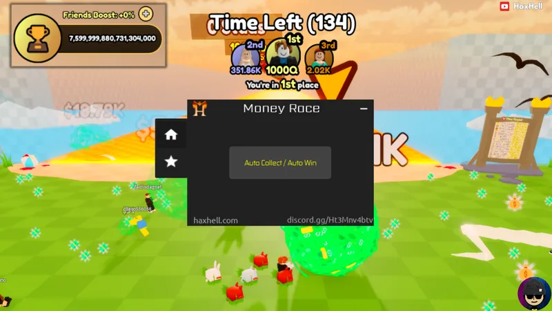 🤑 Money Race Auto Win, Auto Collect and more