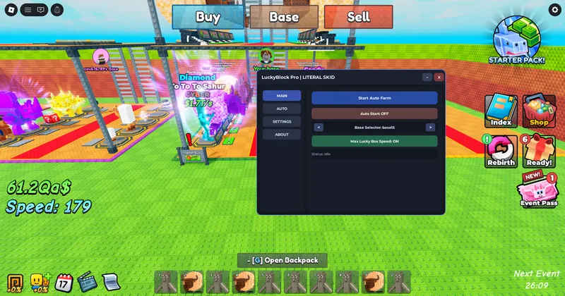 BEST AUTOFARM MOBILE/PC WORKING SCRIPT 100% | BY LITERALSKID
