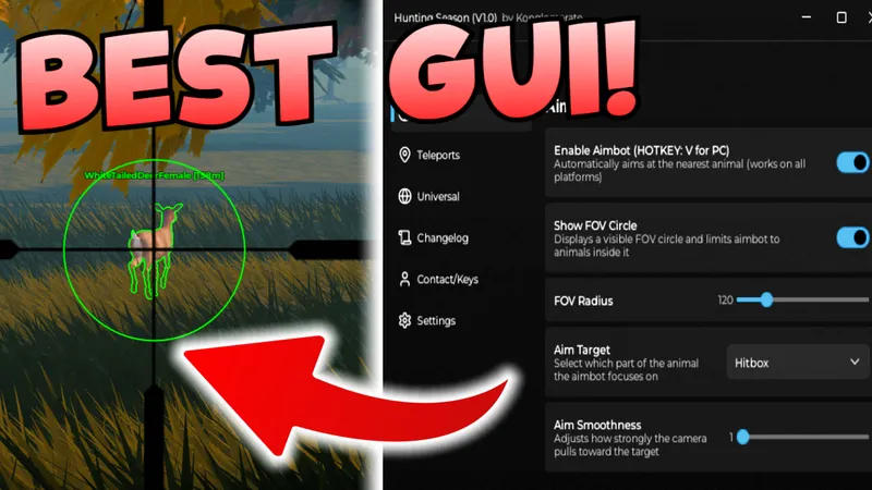 Hunting Season [BETA] BEST GUI - Aimbot, ESP, Gun Mods + MORE!