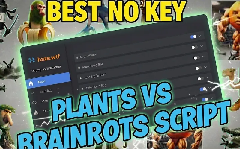 [🌱] Plants Vs Brainrots 🌻 BEST NO KEY! AUTO BUY/SELL/OPEN/ATTACK