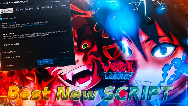 Best Script  Auto Dungeon + Farm mobs + webhook + Auto train
