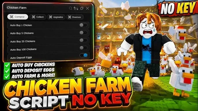 Chiken Farm Script | Auto Farm, Auto Merge & More