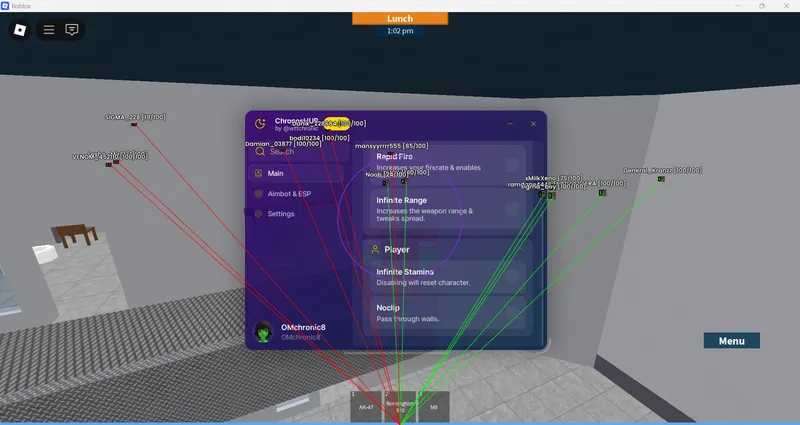 [UPDATE] Prison Life ChronosHUB v1.2: Auto-Guns, Rapid-Fire, Aimbot ESP + More!