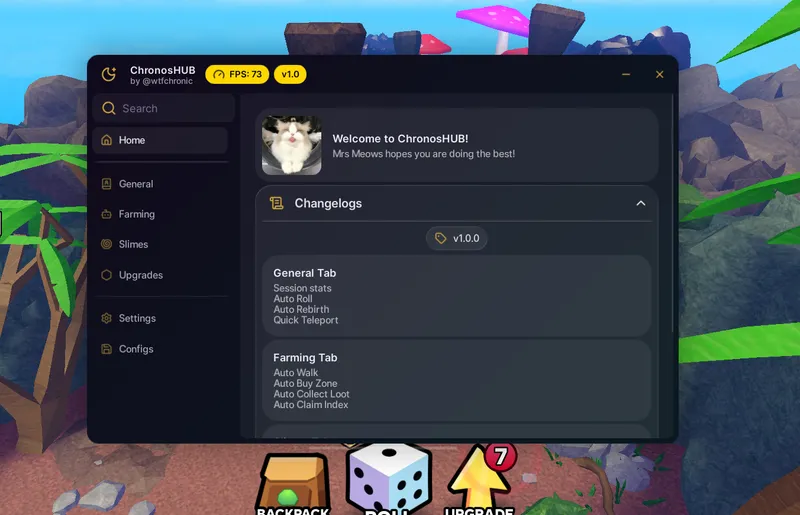 ChronosHUB: AutoFarm, AutoEquip, Auto Buy & MORE!