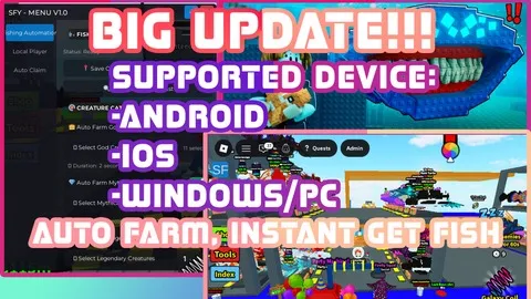 DONT WAKE THE FISH AUTO FARM SECRET GOD MYTHICAL FISH AFK