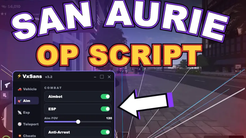 FREE - Auto Farm, Anti-Arrest, Auto-Shoot, Aimbot & more!