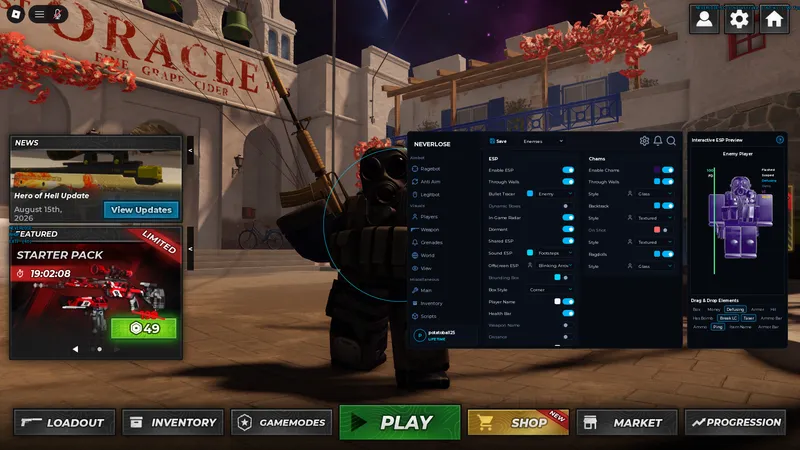 Free+Keyless Bloxstrike | Ragebot| Visuals| Configs | More
