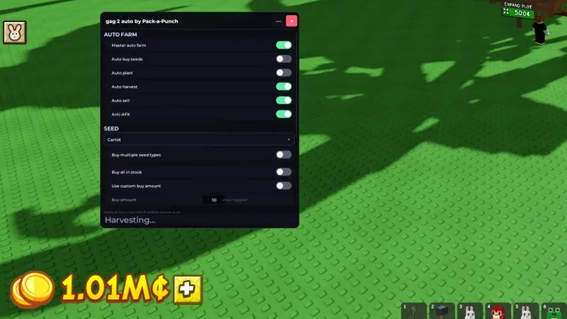 gag 2 auto by Pack-a-Punch v1.2.5 gui