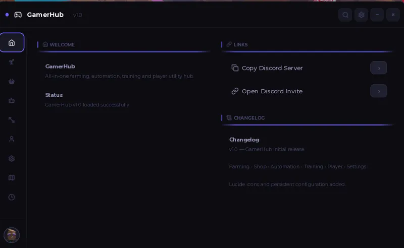 GamerHub | All-in-One Farming Script | Auto Train, Rebirth,
