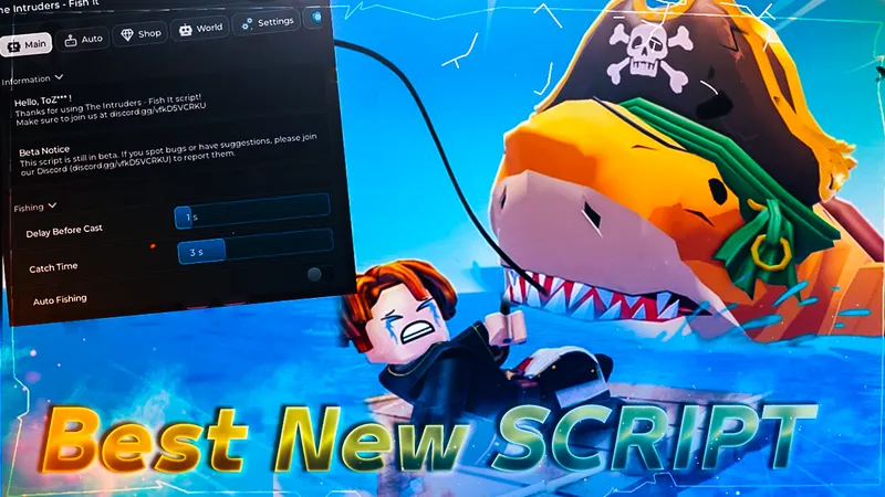 God Mode Auto Farm, Auto Fish & Webhook and more