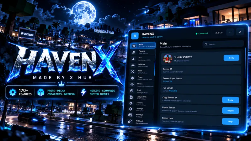 HAVENX | Props Bang • Mecha • CopyOutfits • Admin • Webhook