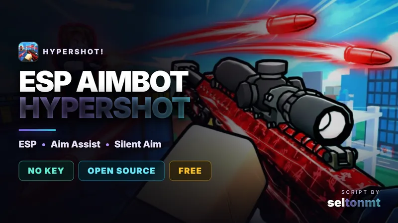 HYPERSHOT SCRIPT - AIMBOT, ESP, SILENT AIM, KEYLLESS!!!