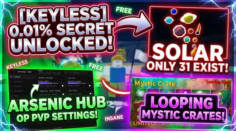 INF CRATES/COINS WITH OP AUTOFARM ARSENIC HUB