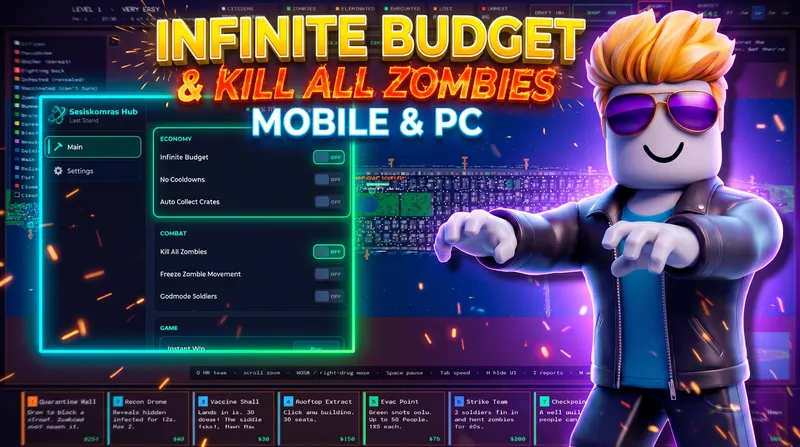 Infinite Budget, Kill All Zombies | Sosiskomras Hub