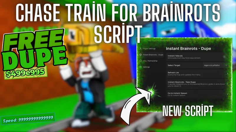 Instant Take Brainrots, Instant Tp, Fly, Speed