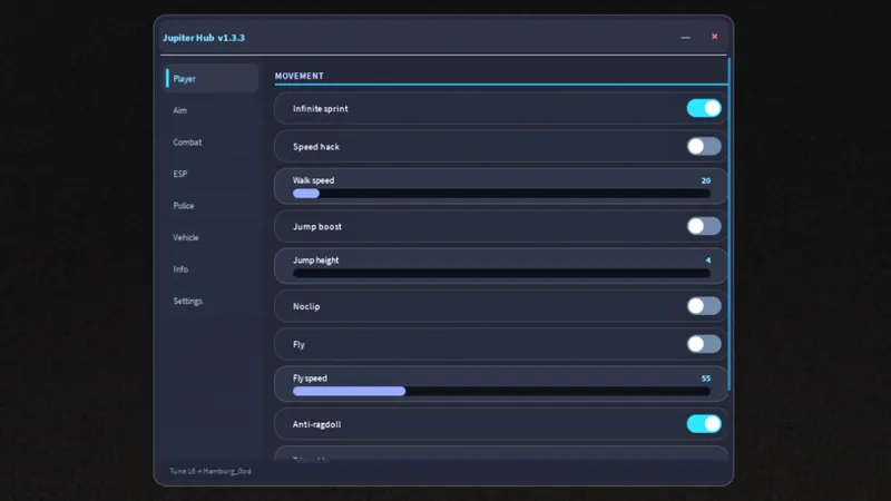 Jupiter Hub v1.3.3 Gui | Emergency Hamburg
