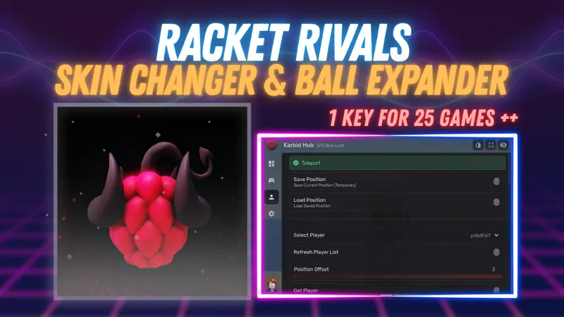 [🎃] Racket Rivals  KARBID OP SHOWCASE VIDEO