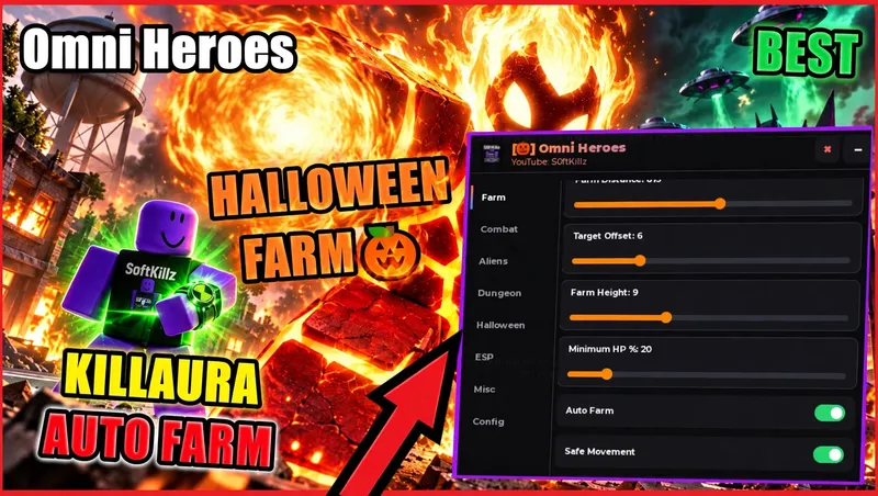 KILLAURA, AUTO FARM, AUTO SKILLS, AUTO REWARDS, AUTO DUNGEON