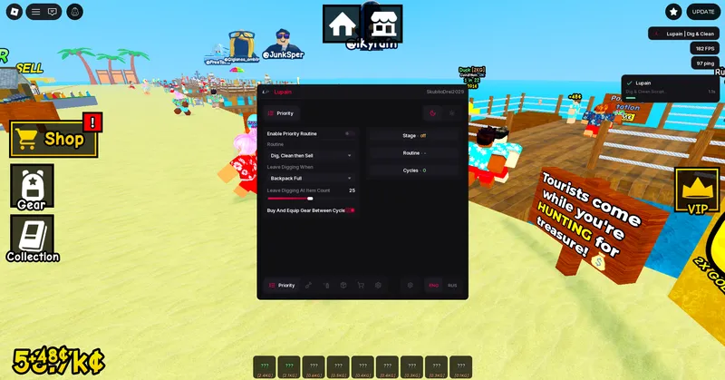 Lupain Auto Dig, Clean, Place, Replace, Sell AND MORE OP!!!!