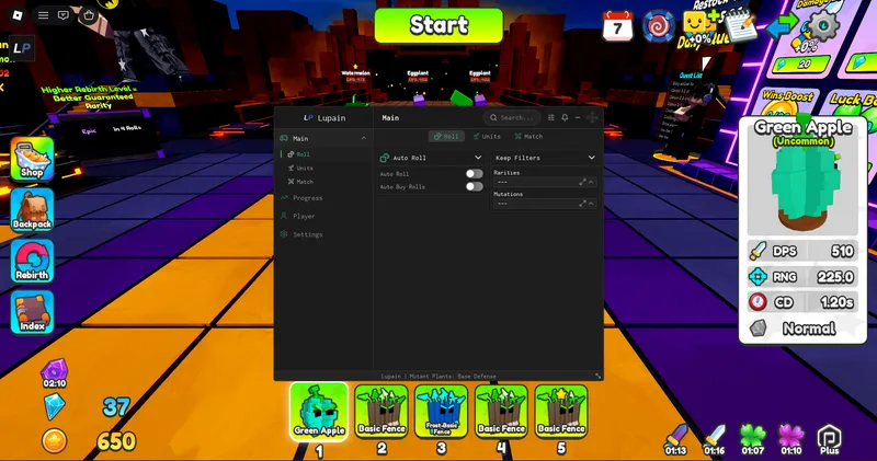 Lupain Auto Roll, Buy, Auto Merge, Auto Equip AND MORE!!!